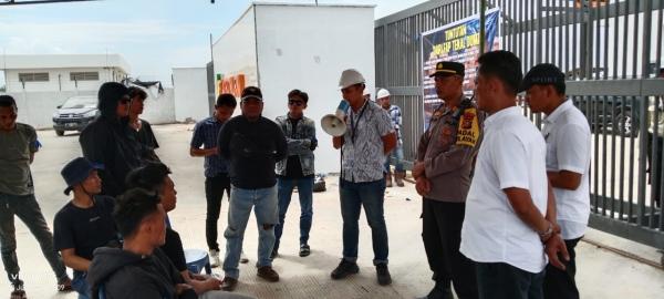 Akibat Hilangnya Pekerjaan 10 Security, Fap Tekal Dumai Kembali Lakukan Aksi Demo di PT Agro Murni