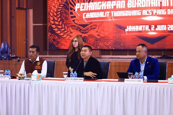 Tongduang Chaowalit, Buronan Thailand Paling Dicari Dibekuk Mabes Polri