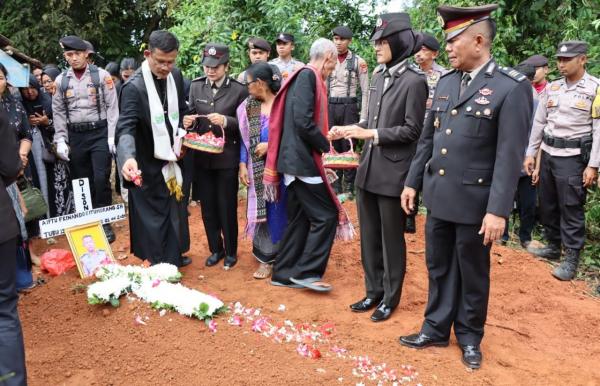 Polres Way Kanan Berduka Atas Wafatnya Almarhum Aiptu Frinando Situmorang