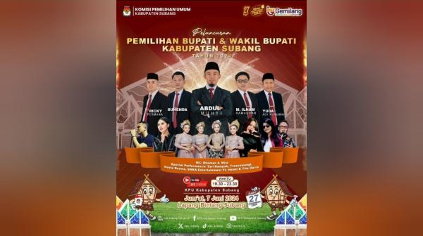 Launching Pilkada Subang 2024, KPU Subang Hadirkan Sejumlah Artis