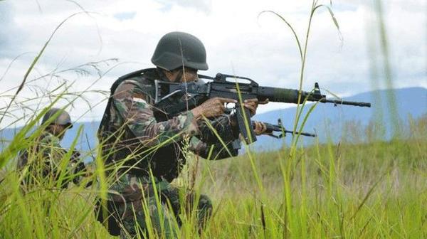 Tembak Anggota KKB Pasukan Elite Jajaran Koops TNI Habema Langsung Beraksi saat Teror Distrik Sugapa
