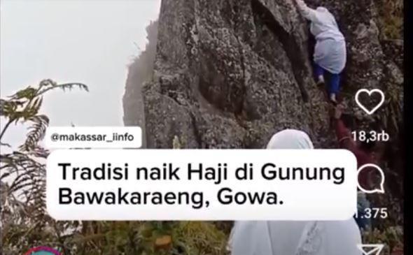 Viral Warga Gelar Ritual Ibadah Haji di Gunung Bawakaraeng, MUI Turun Tangan