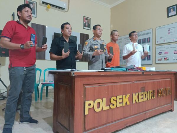 Komplotan Copet di Konser Musik Dibekuk Satreskrim Polsek Kota Kediri