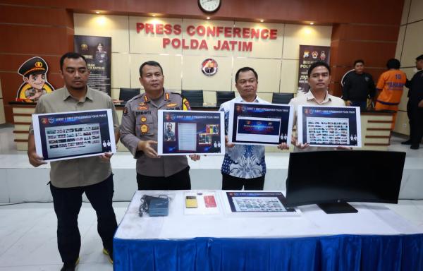 Miliki 280 Website Konten Asusila di Bawah Umur, Warga Blimbing Kota Malang Diringkus Polda Jatim