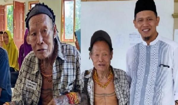 Kakek Mualaf Ini Rela Jalan Kaki 2 Jam demi Belajar Baca Alquran di Pedalaman Mentawai
