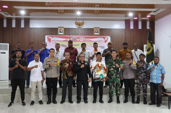 Wujudkan Pemilukada 2024 Yang Aman, Polres Raja Ampat Gelar Coffe Morning Bersama Stakeholders