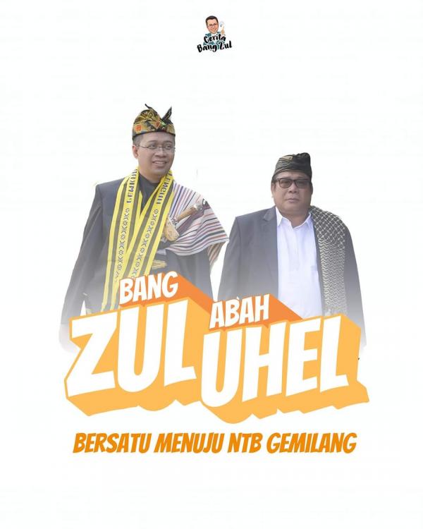 Zul-Uhel Dulu Lawan Bertanding Kini Kawan Bersanding di Pilgub NTB 2024