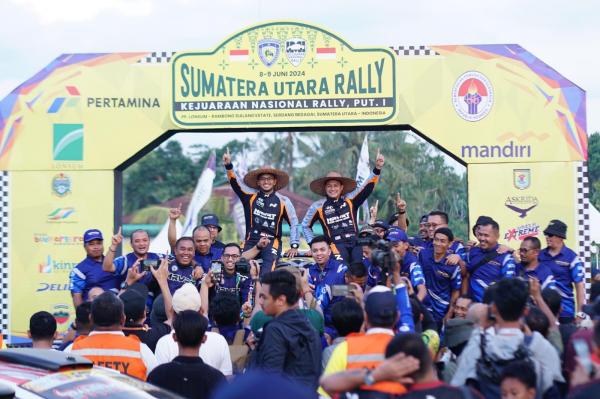 Kejurnas Sumut Rally 2024: Putaran I Ditutup, Rihans Variza Keluar Sebagai Juara