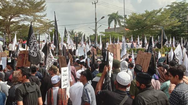 Umat Muslim di Kota Banjar Gelar Aksi Bela Palestina