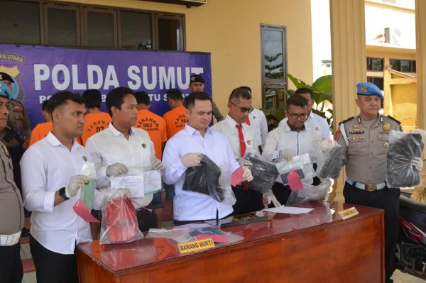 Polres Labusel Ungkap Sindikat Pencurian Dump Truk Antar Provinsi, 4 Orang Diamankan