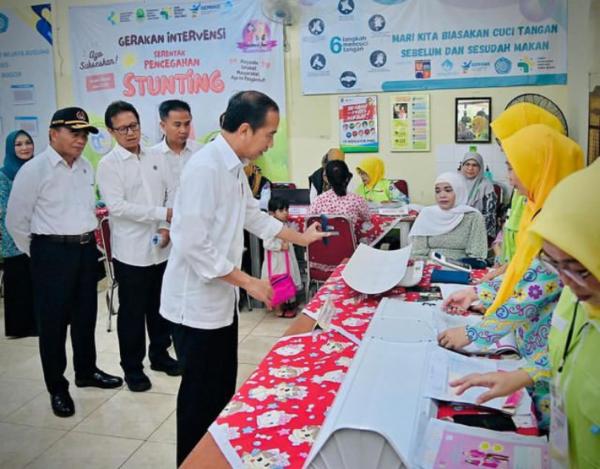 Tinjau Posyandu di Bogor Bersama Presiden, Bey Machmudin: Motivasi Penurunan Stunting