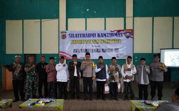 Perkuat Sinergitas, Kapolres Tasikmalaya Kota Silaturahmi dengan Para Dai Kamtibmas Rayon 3