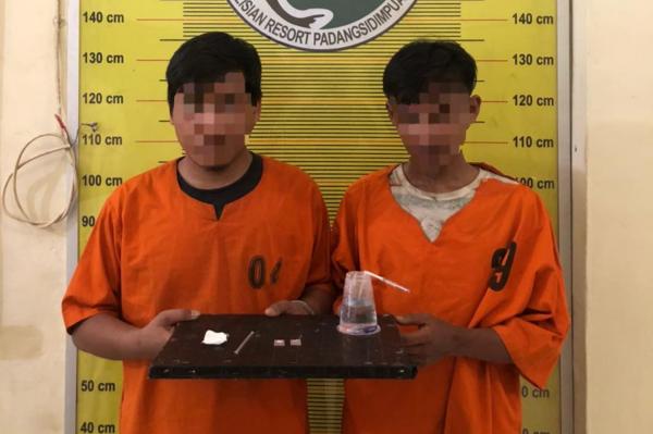 Nyabu di Rumah Kosong, 2 Pemuda Ini Ditangkap Polres Padangsidimpuan