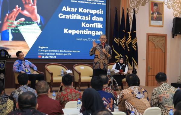 Kemenkumham Jawa Timur Galang Kekuatan Lawan Gratifikasi dan Pungutan Liar, Ini yang Dilakukan