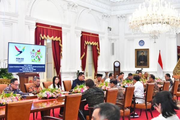 Pimpin Ratas, Presiden RI Tegaskan PON XXI Aceh-Sumut 2024 sesuai Jadwal