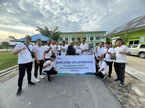 BPJS Ketenagakerjaan Pangkalan Bun Gelar Employee Volunteering 'Go Green'