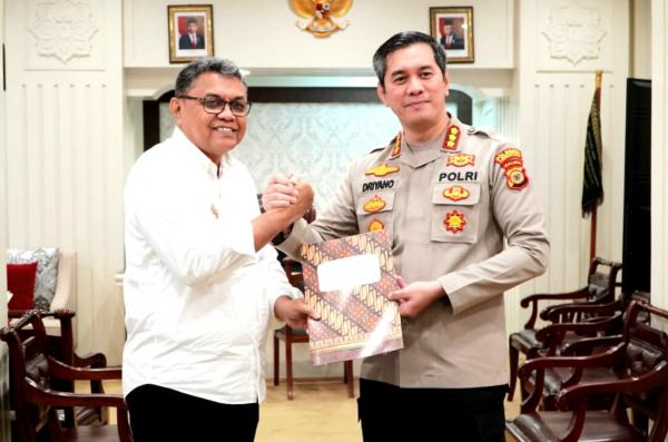 Pemkot Ambon dan TNI Polri Teken NPHD Jelang Pilkada 2024