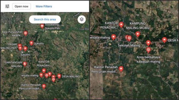 Warganet Sebut Sukolilo Pati Penadah Pencurian Mobil di Google Maps, Begini Penampakannya