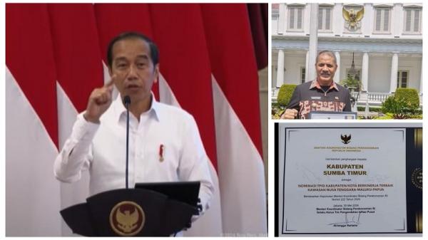 Presiden Jokowi Apresiasi Kinerja TPID , Sumba Timur 3 Besar Kabupaten Berkinerja Terbaik