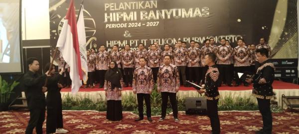 Wahyu Saputra Dilantik Jadi Ketum HIPMI Banyumas 2024-2027: Kolaborasi Bangun Ekonomi Daerah