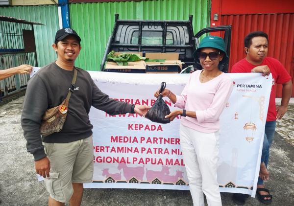 FJPI Papua Terima 1 Ekor Sapi Kurban dari Pertamina
