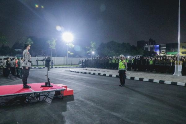 Ratusan Personel Gabungan Amankan Malam Takbiran Idul Adha 1445 H di Tangerang