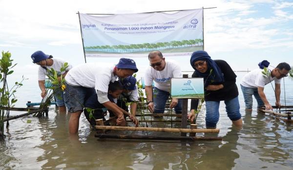 Tekan Emisi Karbon, Garda Oto Tanam 1.000 Pohon Mangrove di KBA Pulau Pramuka