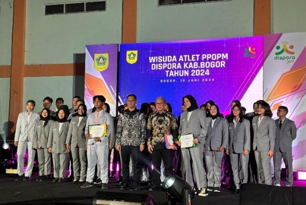 PPOPM Kabupaten Bogor Wisuda 41 Atlet dari 12 Cabang Olahraga
