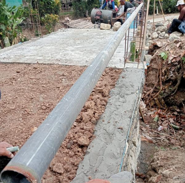 Permudah Akses Warga, Desa Panyindangan Bangun Jembatan Penghubung Dua Kampung