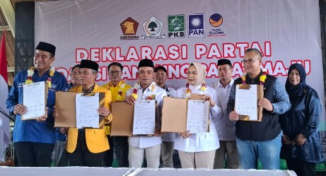 Disokong 32 Kursi DPRD, Lima Partai Deklarasi Koalisi Bandung Barat Maju di Pilkada KBB