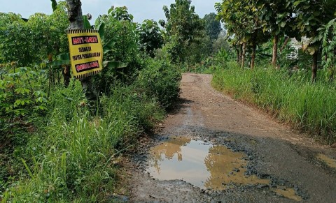 Jalan di Empat Desa Rusak, Camat Cilograng Akan Segera Panggil Kepala Desa