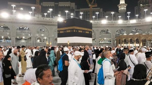 Masjidil Haram Dipadati Jemaah Haji yang Sedang Melaksanakan Ibadah Thawaf hingga Sa'i
