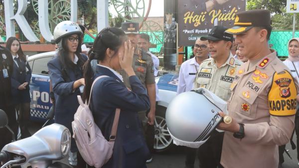 Polres Garut Launching Operasi Trantibum dan Bulan Sadar Pajak Tahun 2024