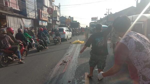 Kecelakaan Maut! Karyawati RS BMC Tewas Tergilas dan Terseret Truk Muatan Pasir di Cicurug Sukabumi