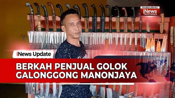 VIDEO: Berkah Penjual Golok Galonggong Manonjaya Tasikmalaya Jelang Idul Adha 1445 Hijriah