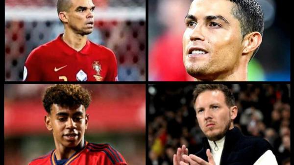Pepe dan Ronaldo Pemain Tertua,, Lamine Yamal Termuda, Nagelsman Pelatih Belia