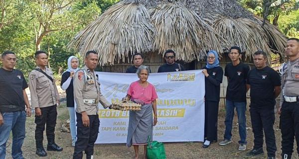 Ungkapan Terima Kasih Warga kepada Komunitas Bintara Polri Angkatan XXIV zAzg Polres Kupang