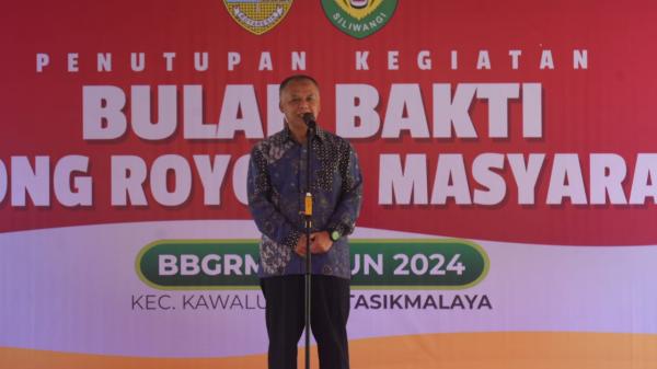 Plh Wali Kota Tasikmalaya Asep Sukmana Tutup BBGRM di Kawalu, 40 Titik MCK Selesai Dibangun