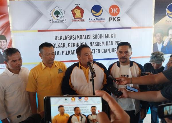 Empat Parpol Deklarasi Cianjur Sugih Mukti Usung Bakal Calon Bupati-Wakil Bupati