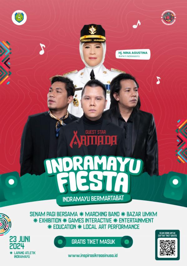 Chip-In Literasi Digital di Acara Indramayu Fiesta, Hadirkan Armada Band Sebagai Bintang Tamu Utama