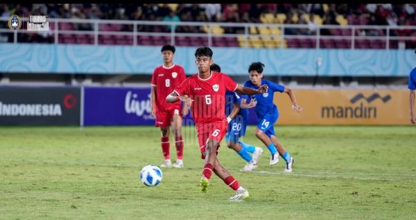 Timnas Indonesia Tumbangkan Singapura 3-0  di Piala AFF U-16 2024