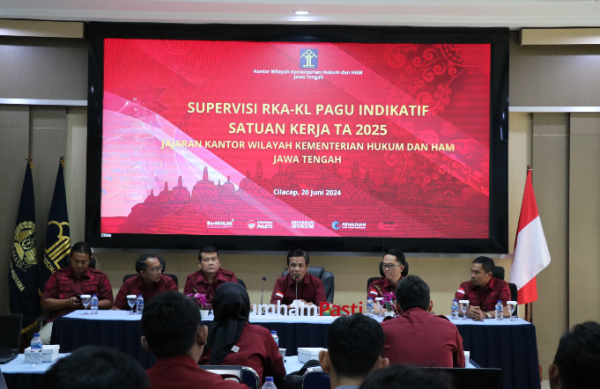 Kemenkumham Jateng Gelar Supervisi RKA-KL Pagu Indikatif 2025 UPT Cilacap dan Nusakambangan