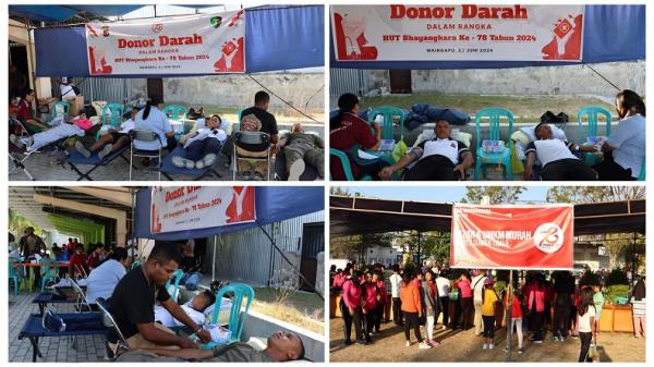 Car Free Day di Waingapu, Polres Sumba Timur Donasikan 35 Kantong Darah