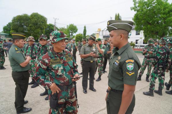 Berantas Judi Online, Korem Lilawangsa Razia Hp Ratusan Prajurit TNI