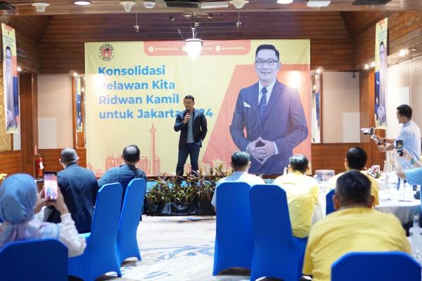 Gerak Cepat, Relawan Kita Siap Perjuangkan Ridwan Kamil di Pilkada Jakarta 2024