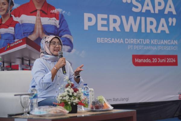 Direktur Keuangan PT Pertamina (Persero) Kunjungi Unit Operasi di Wilayah Sulawesi