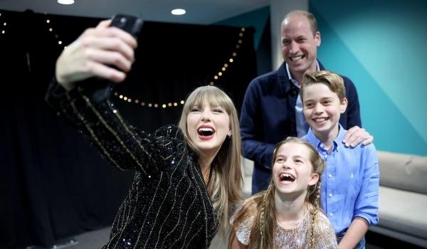 Momen Pangeran William Ajak Kedua Buah Hati Nonton Konser Taylor Swift