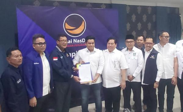 Partai Nasdem Usung Pasangan Syahrul Munir - Tri Putro Utomo di Pilbup Gresik 2024