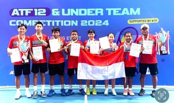 Timnas Tenis Asuhan Mantan Pelatih Kabupaten Bogor Ardi Rivali, Juara  ATF 12 Under Team Competition