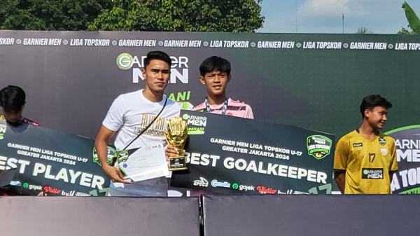 Penjaga Gawang Prahara FC M Azwa Rayagung jadi Kiper Terbaik Liga Top Skor 2024